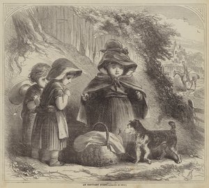 Küstah bir köpek yavrusu by Hablot Knight Browne